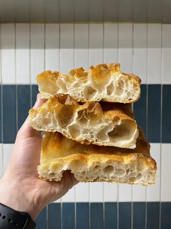 Focaccia a fette